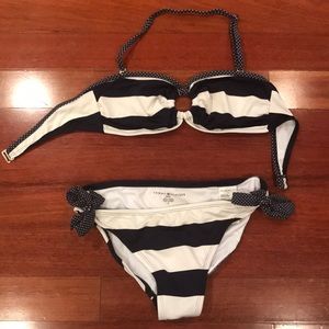 Navy blue and white Tommy Hilfiger Bikini